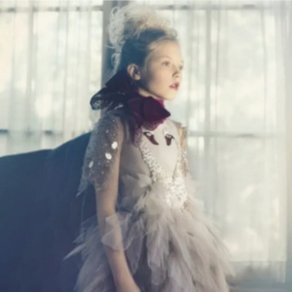 TUTU DU MONDE Swan w/ me dress in cloud stunning